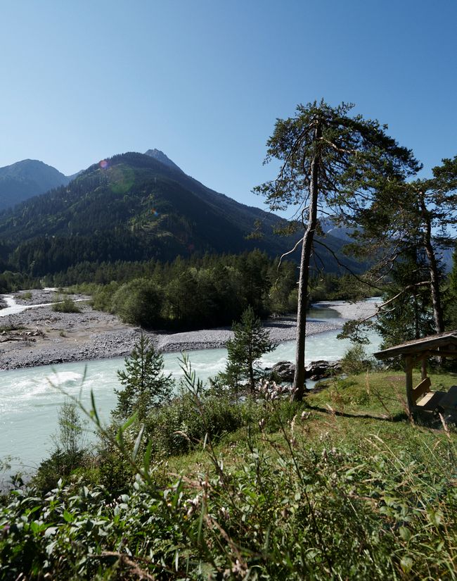 Streimbachmündung bei Naturpark