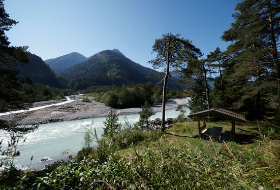 Streimbachmündung bei Naturpark